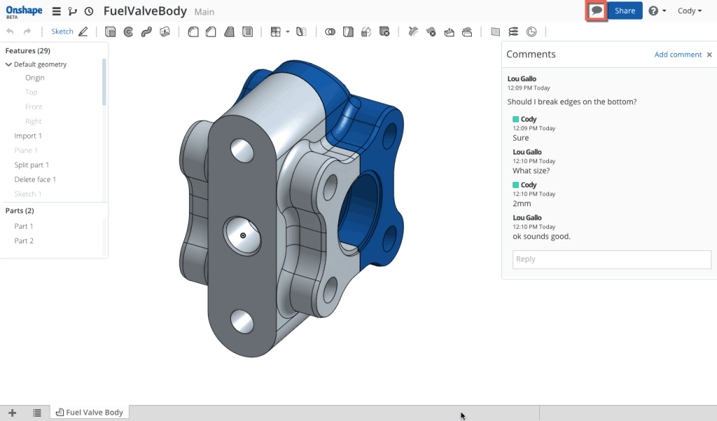Cloud-based Integration with Virtual Design Tool Onshape Gives Users Instant Access to Millions of 3D CAD Models. 