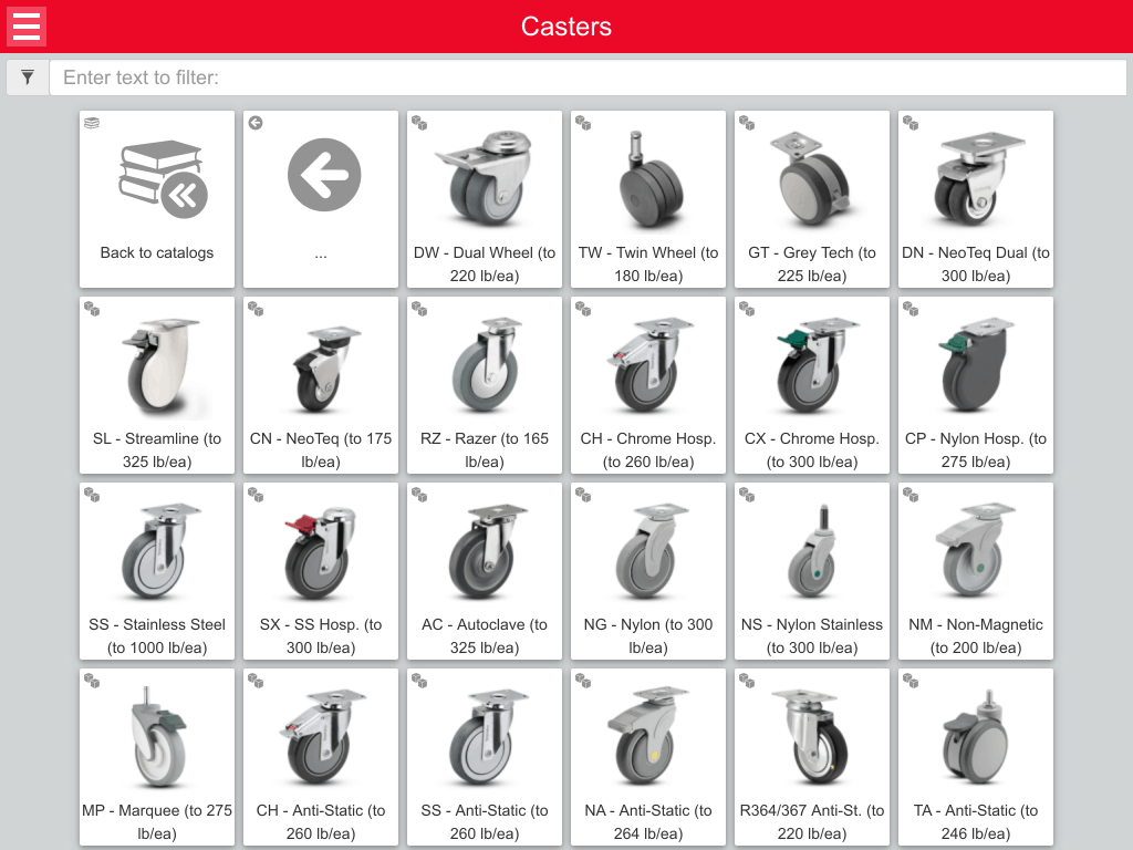 Colson Caster Launch World’s First Caster Models App with Configurable 3D built by CADENAS PARTsolutions