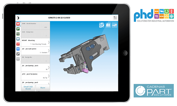 PHD iPad app screenshot 3D CAD App
