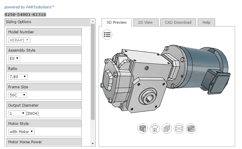 Regal’s Hub City and Marathon Motors Online Configurator Matches Gearboxes with Motors, Creates CAD Files for Easy Design Integration