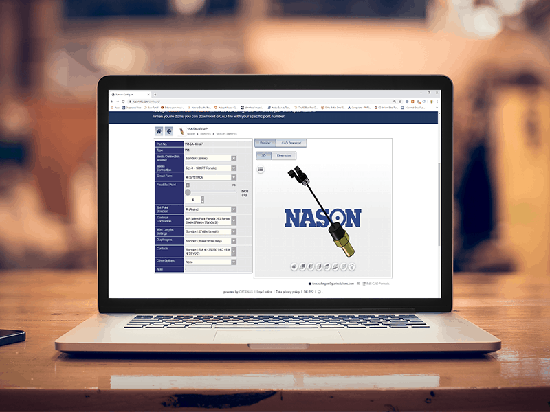 Nason Launches Online Catalog of 3D CAD Models