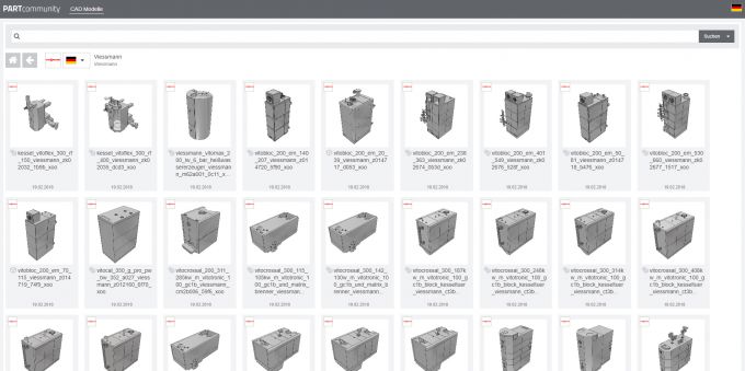 Viessmann Adds Its 3D BIM Product Catalog to the CADENAS PARTcommunity