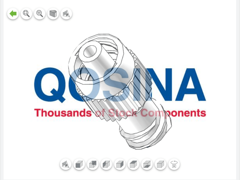Qosina Launches Its Interactive Catalog of 3D Component Models Built by CADENAS PARTsolutions