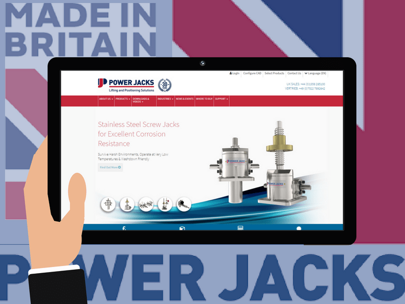 Power Jacks Provides Native 3D CAD Downloads - Sees 230% Increase