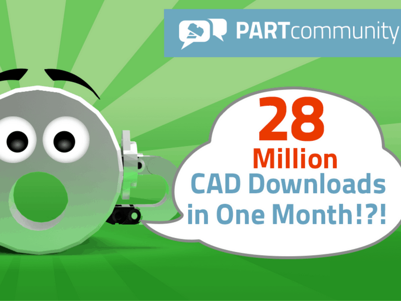 New Record: PARTcommunity Sees Over 28 Million 3D Part Downloads per Month