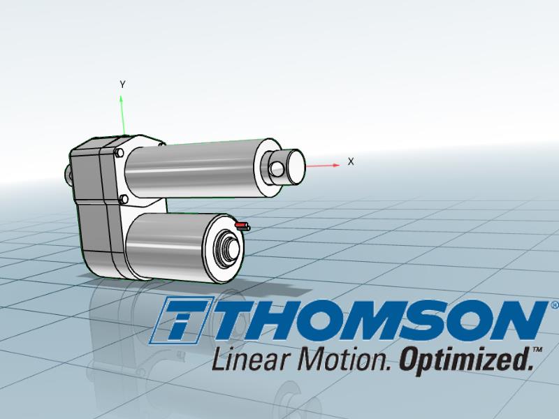 Thomson Industries 3D CAD Library of Linear Actuators for Engineers