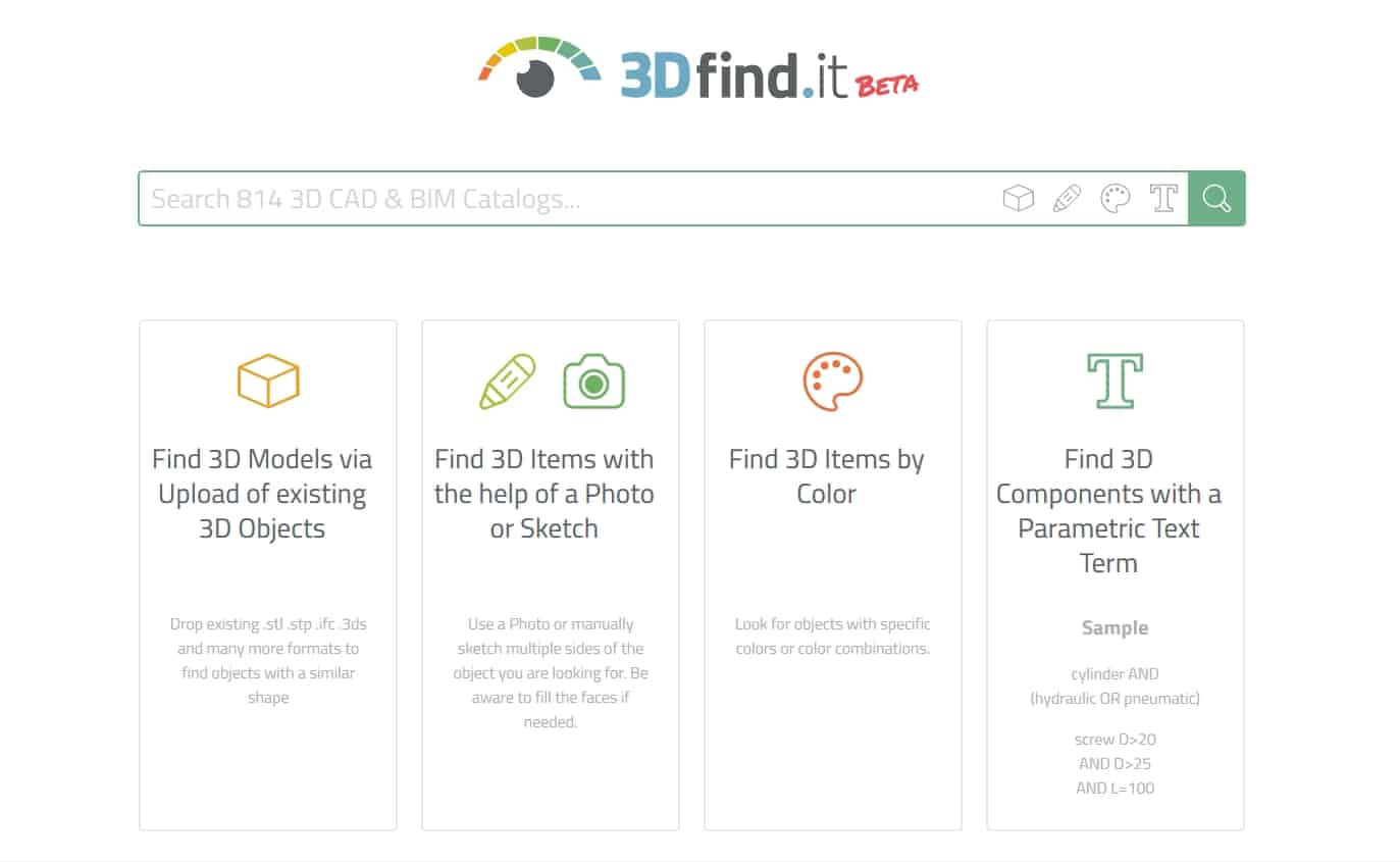 3dfindit CAD search engine