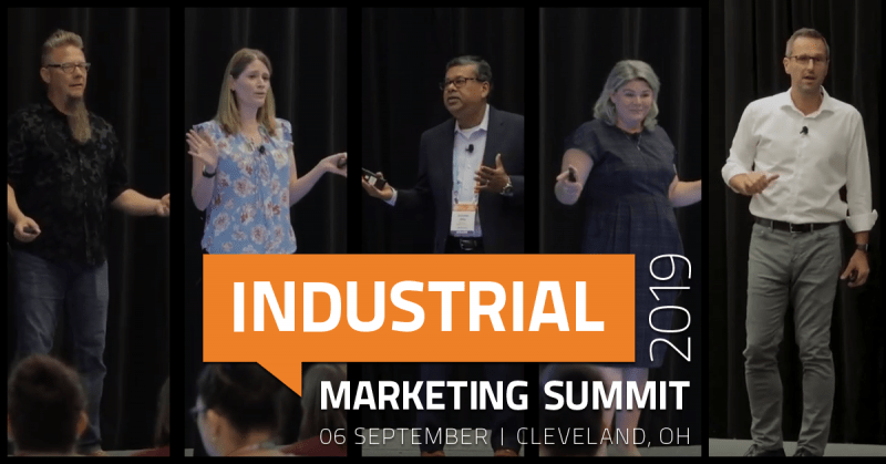 the inaugural industrial marketing summit at content marketing world in Cleveland