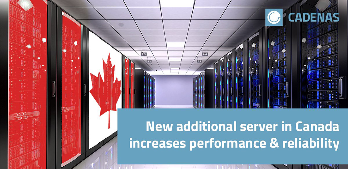 CADENAS expands online 3D catalog server infrastructure with servers in Canada, increasing performance and reliability for its customerswith North American site.