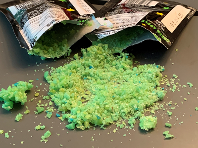 Pop Rocks open packets