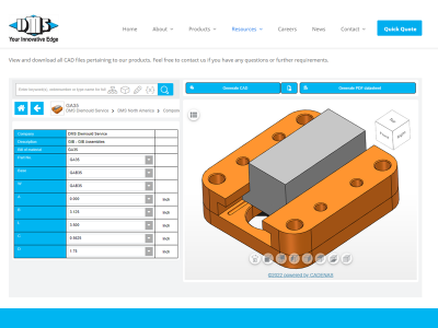 DMS launch mold making catalog