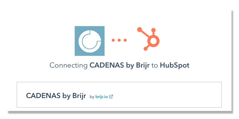 CADENAS PARTsolutions Launch HubSpot Connector, Powered by Brijr.io