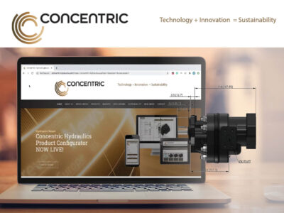 Concentric Offers Hydraulic Product Configurator to Streamline Engineers Design Process Online by Including 3D CAD Downloads, Built by CADENAS PARTsolutions