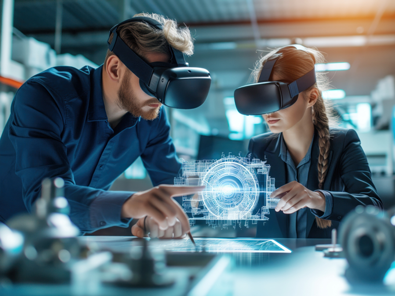 How AR CAD model technology helps engineers visualize and interact with virtual components in real-world environments